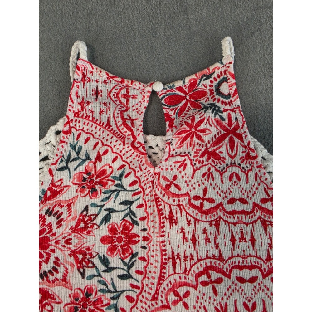 Torrid Boho Crochet Floral Tank Top Womens Plus Size 1 - Picture 4 of 8